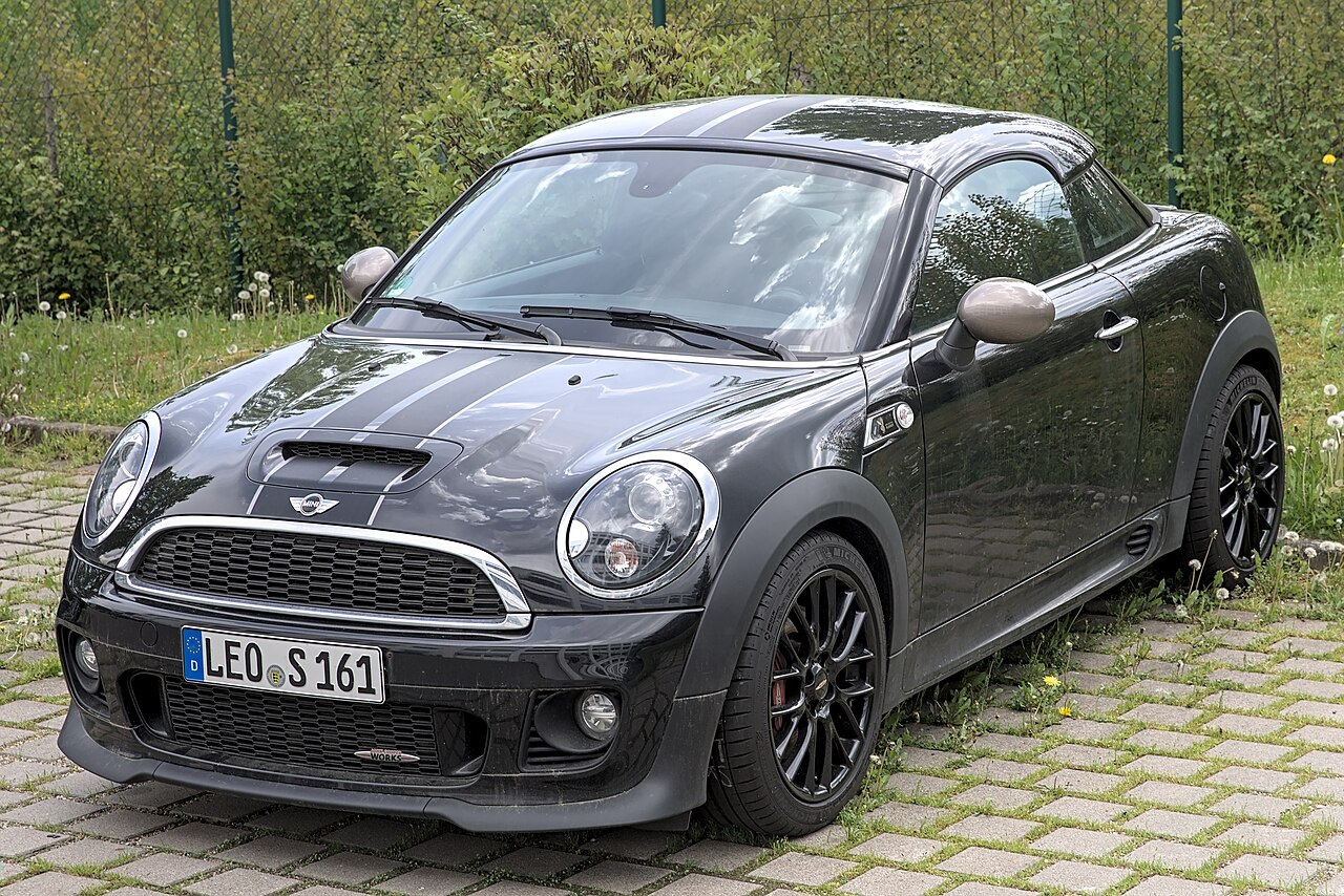 Representative MINI Cooper Coupe body; Mini Coupé (R58) John Cooper Works Playboy Edition 1X7A7372.jpg