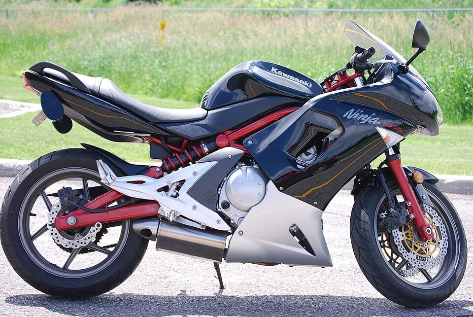 Kawasaki 650R motorcycle — representative photograph