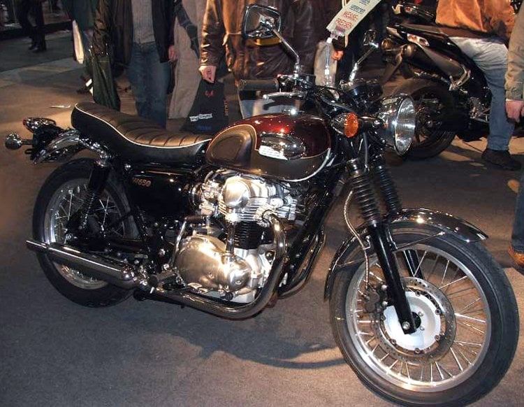 Kawasaki 650W motorcycle — representative photograph
