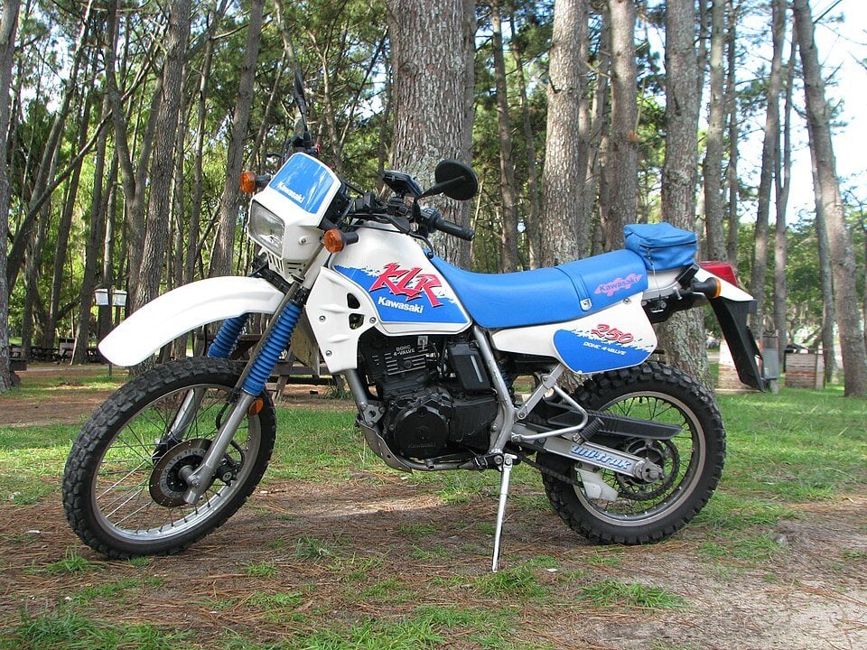 Kawasaki KLR motorcycle — representative photograph