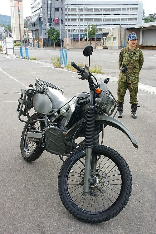 Kawasaki KLX motorcycle — representative photograph