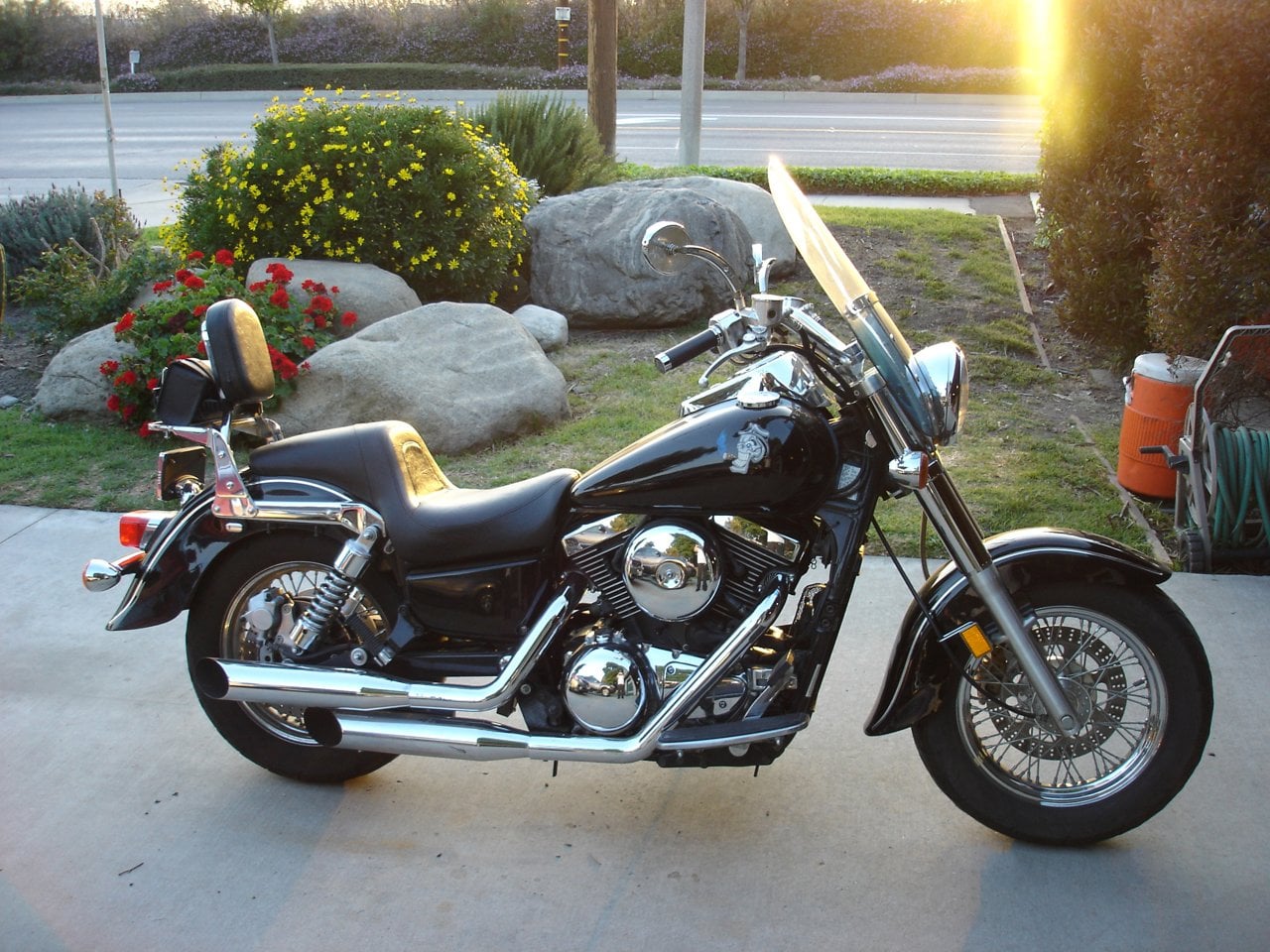 Kawasaki Vulcan 1500 motorcycle — representative photograph