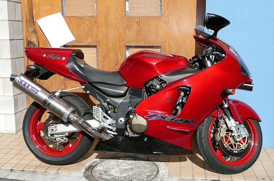 Kawasaki ZX12 motorcycle — representative photograph