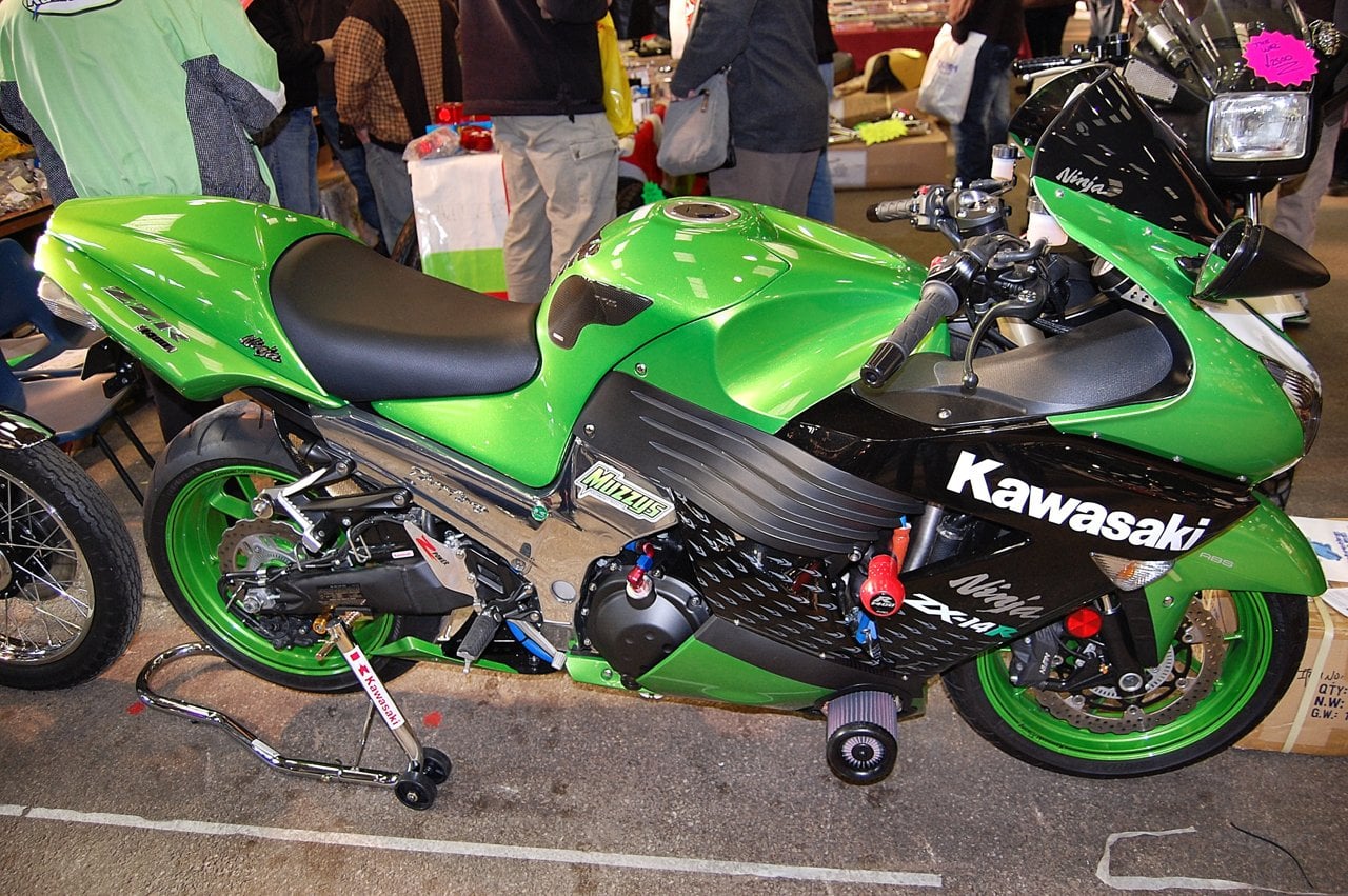 Kawasaki ZX14 motorcycle — representative photograph