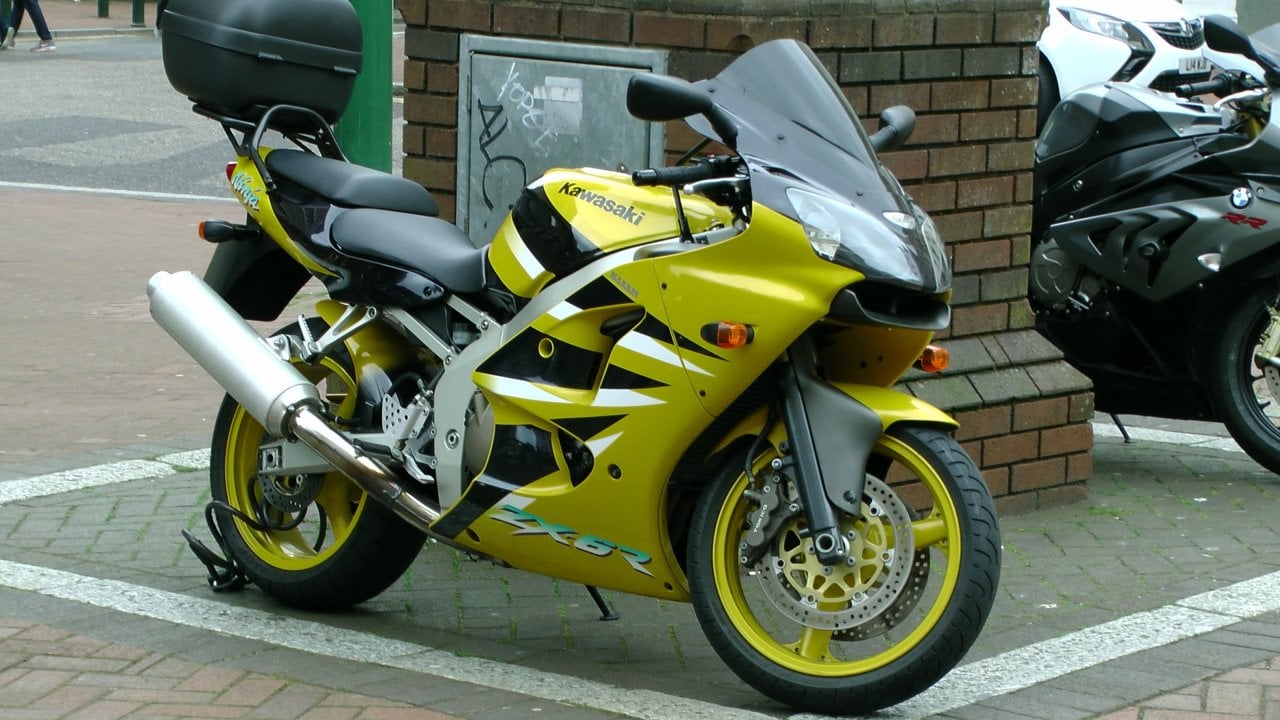 Kawasaki ZX6 motorcycle — representative photograph