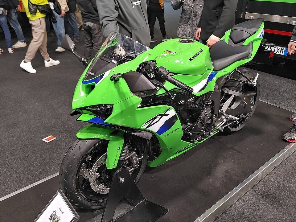 Kawasaki ZX6R motorcycle — representative photograph
