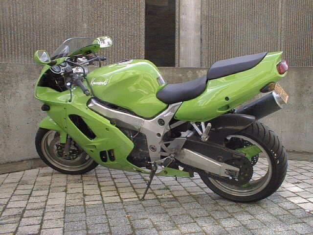 Kawasaki ZX9 motorcycle — representative photograph
