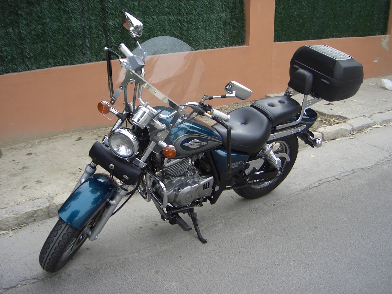 Suzuki GZ250 motorcycle — representative photograph