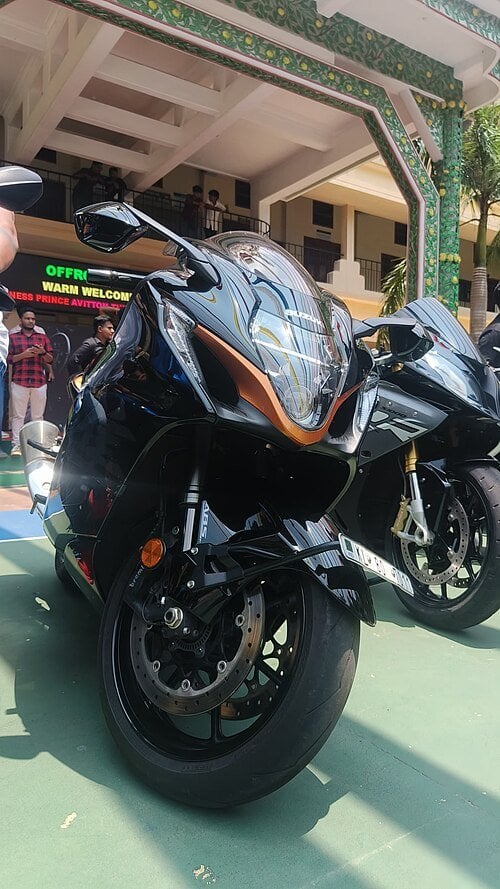 Suzuki Hayabusa motorcycle — representative photograph
