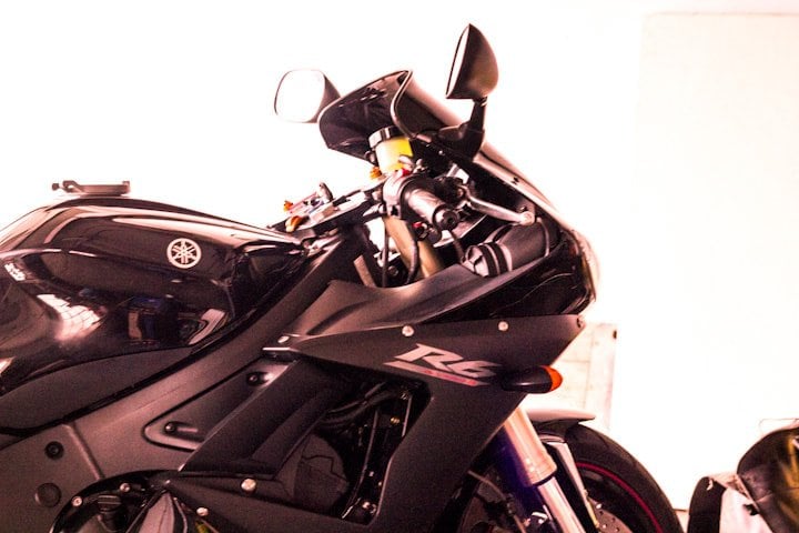 Yamaha R6 motorcycle — representative photograph