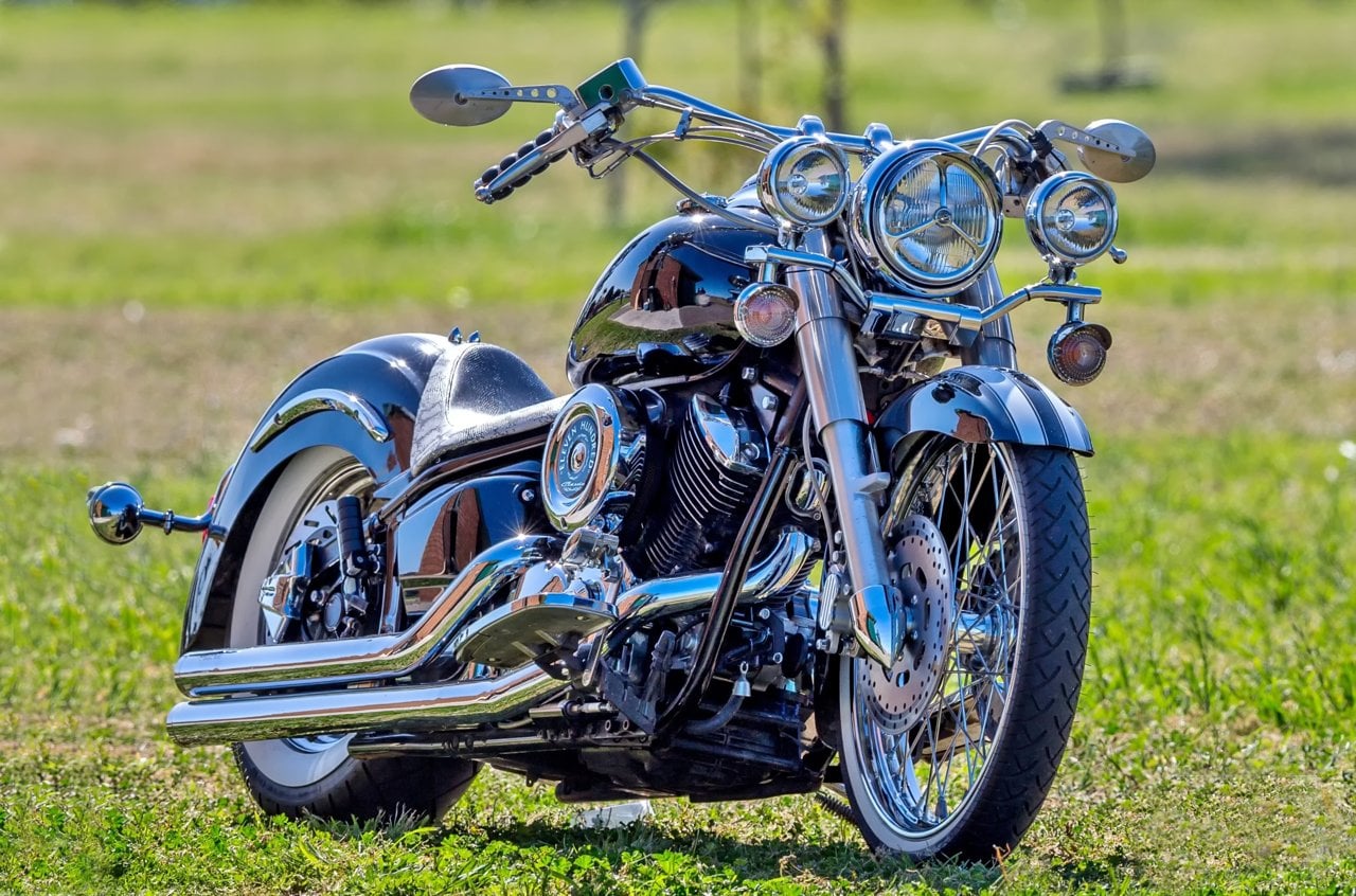 Yamaha V Star excluding 250 motorcycle — representative photograph