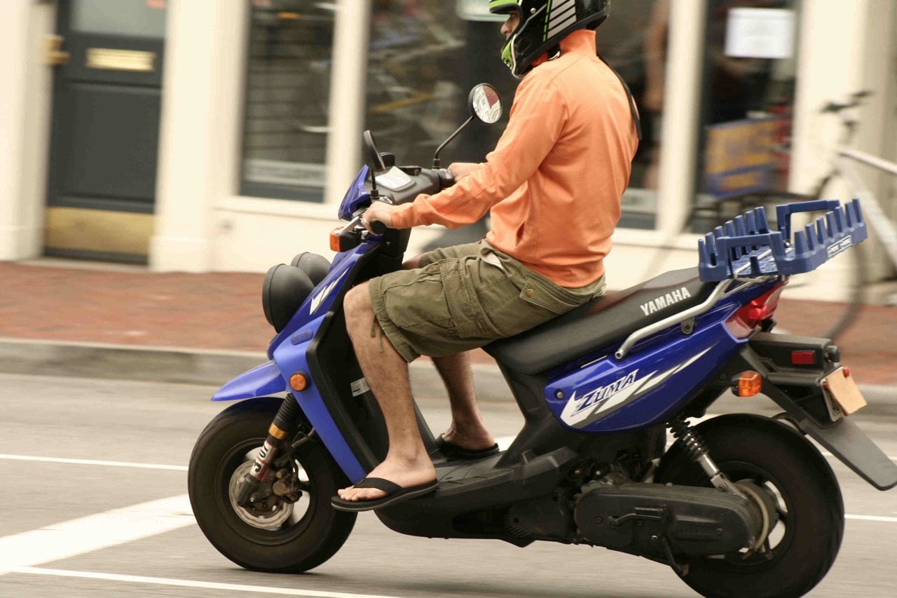Yamaha Zuma Scooter motorcycle — representative photograph