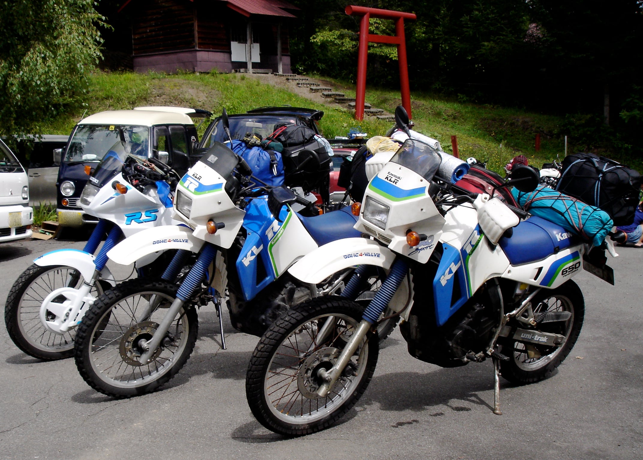 Kawasaki KLR650 motorcycle — representative photograph