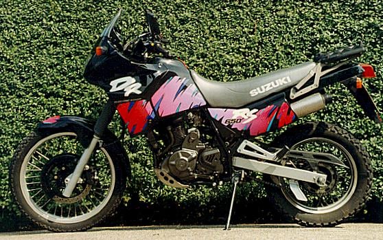 Suzuki DR650 motorcycle — representative photograph