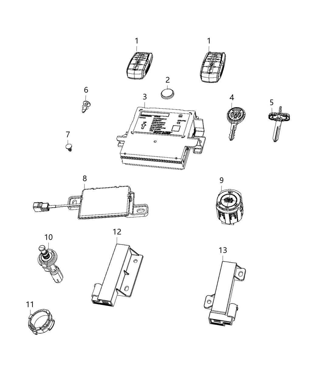 Dodge Smart / proximity key
