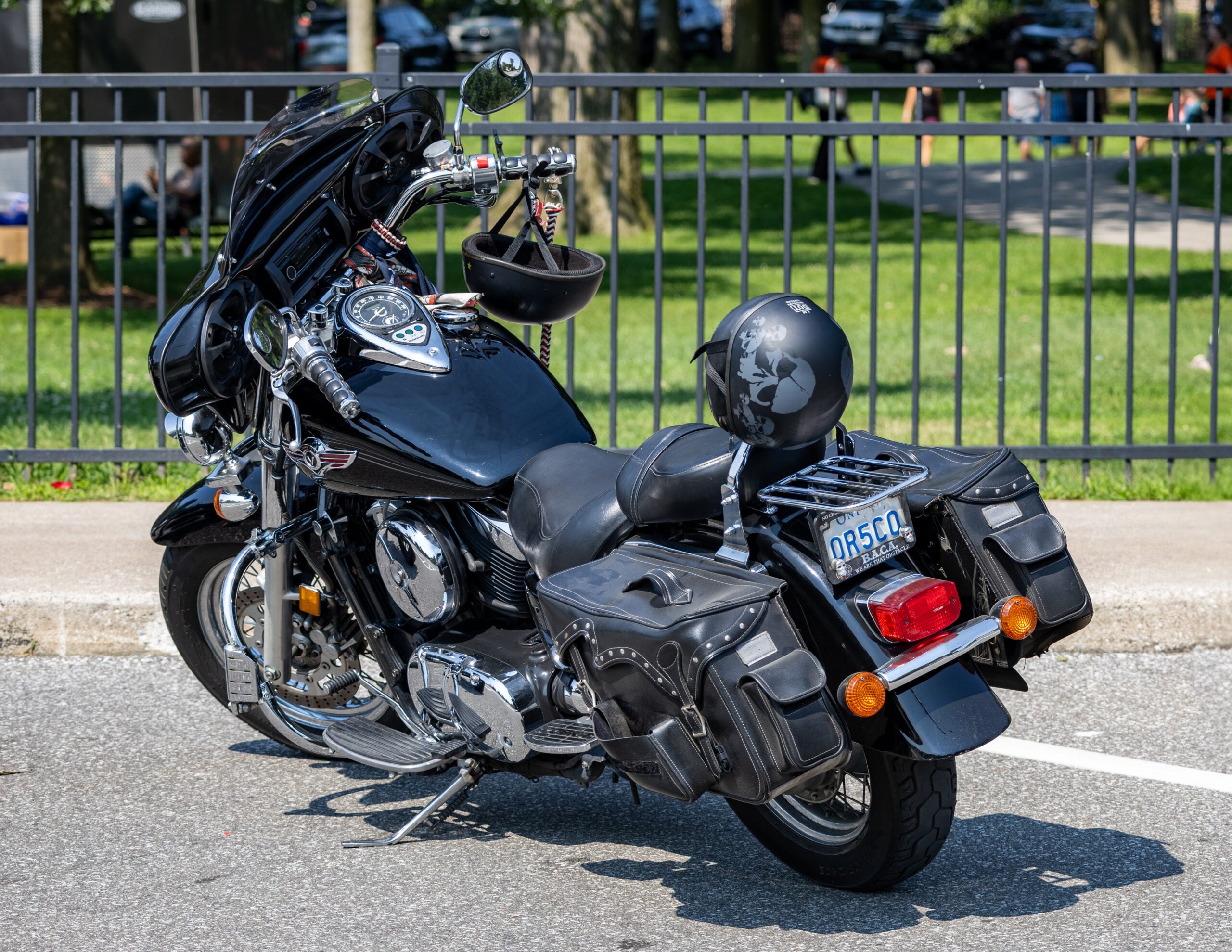 Kawasaki Vulcan 1600 Nomad motorcycle — representative photograph
