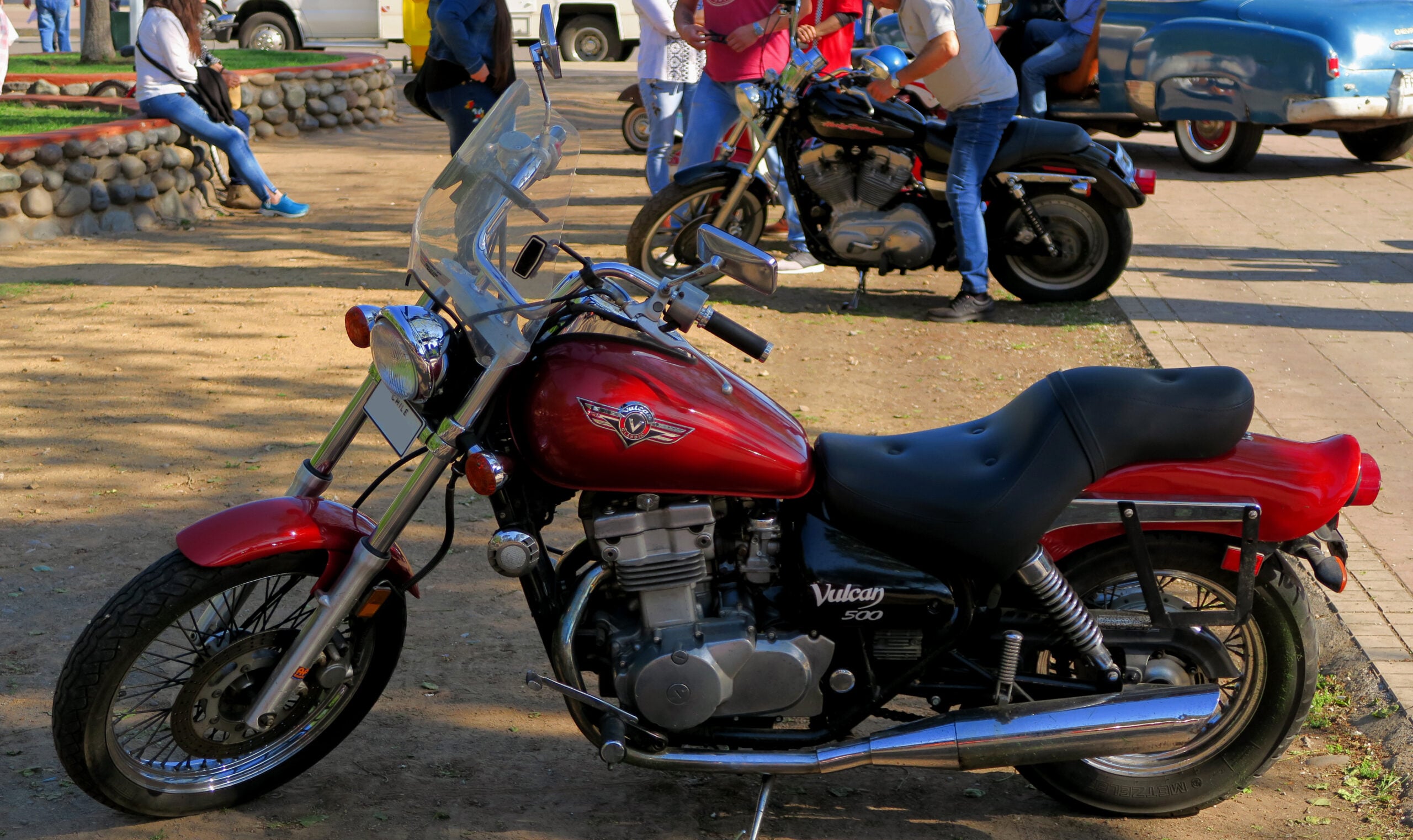 Kawasaki Vulcan 500 motorcycle — representative photograph
