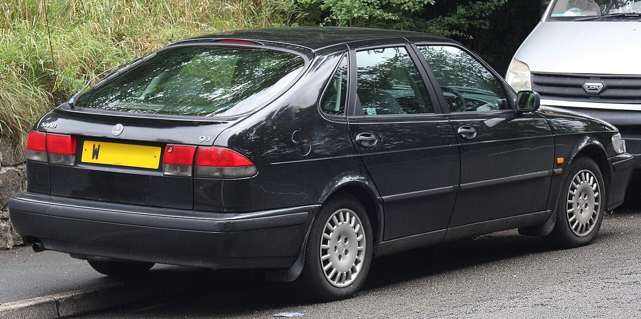 2000 SAAB 9-3 ECO - 1985cc 2.0 (155PS) Petrol - Rear Right, 05-08-2023 — representative body; installed locks and market require verification