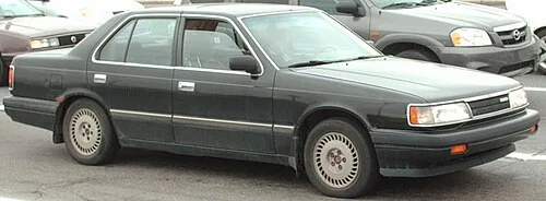1988–1989 Mazda 929 — representative vehicle generation; Original North American HC exterior design