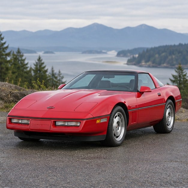 One 1986-1990 Chevrolet Corvette representative of this body-style range