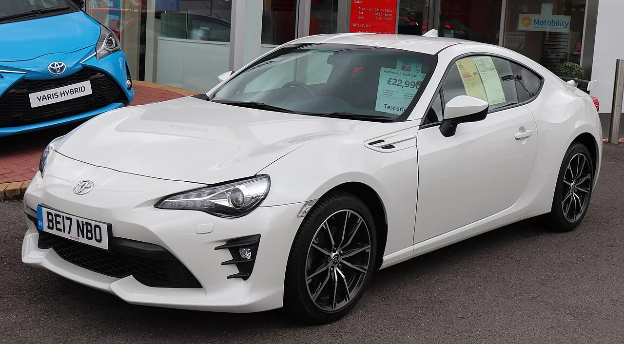 2017–2020 Toyota 86 generation; overseas trim shown