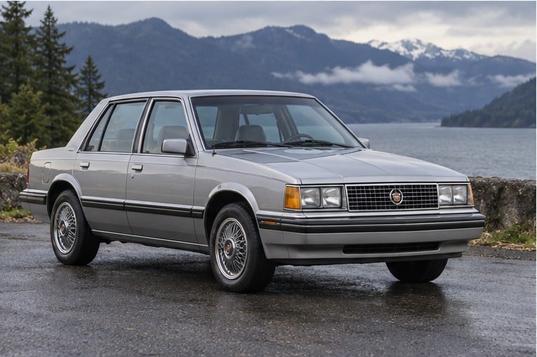 One 1987-1988 Cadillac Cimarron representative of this body-style range