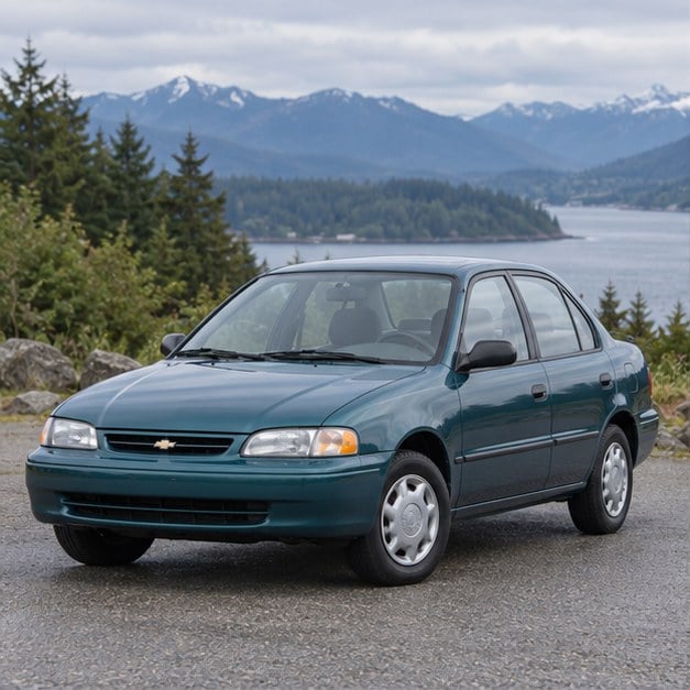 One 1993-2002 Chevrolet Prizm representative of this body-style range