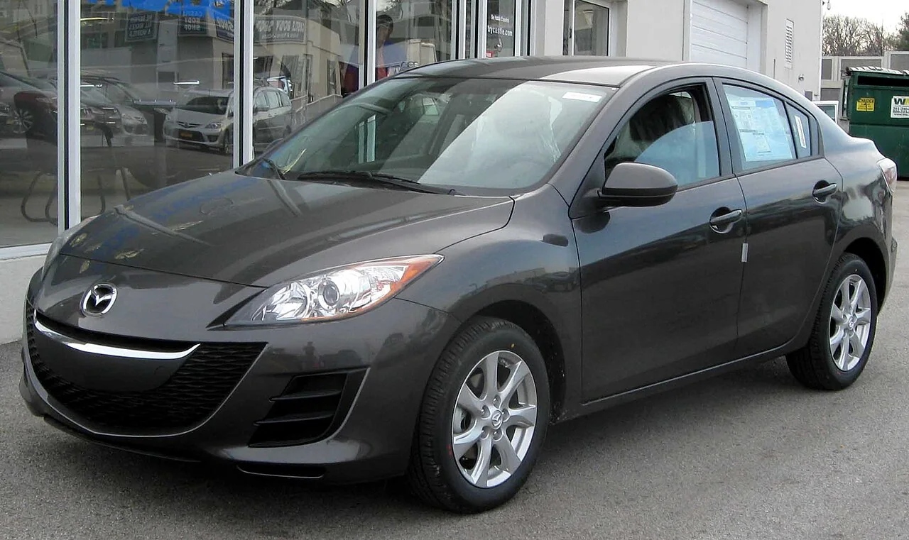 2010–2011 Mazda Mazda 3 — representative vehicle generation; Original North American BL sedan design