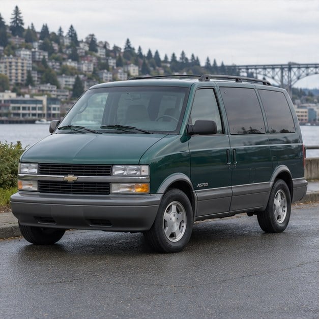 One 1996-1998 Chevrolet Astro Van representative of this body-style range