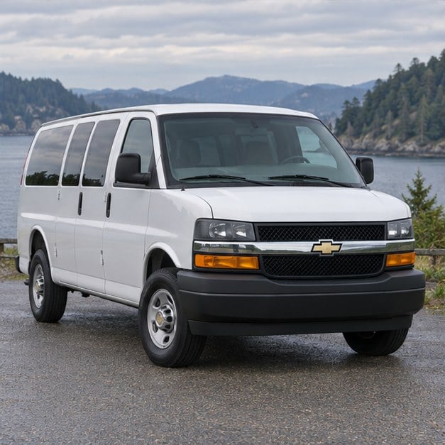 One 2015-2021 Chevrolet Express Van representative of this body-style range