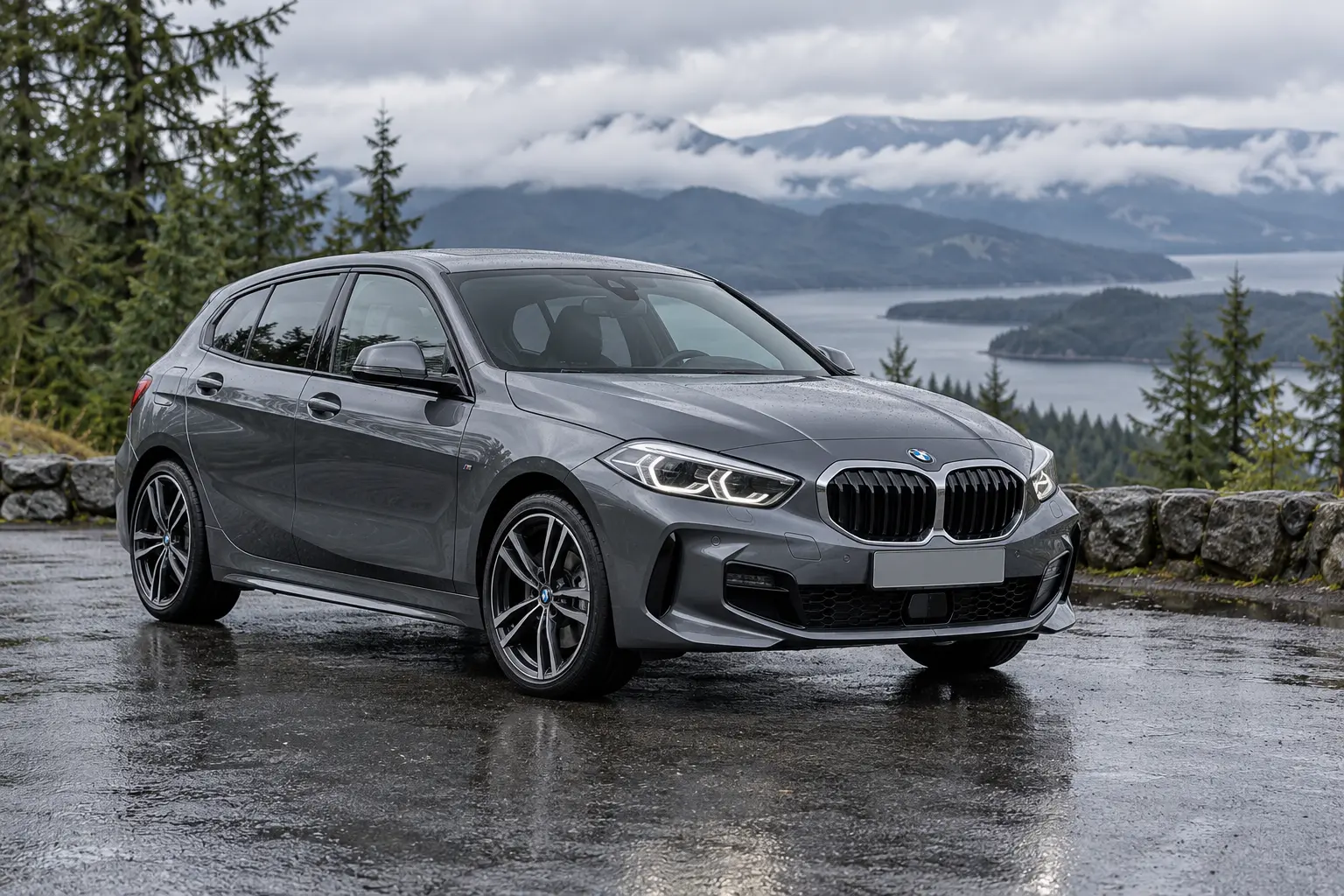 One 2021-2024 BMW 1 Series representative of this body-style range