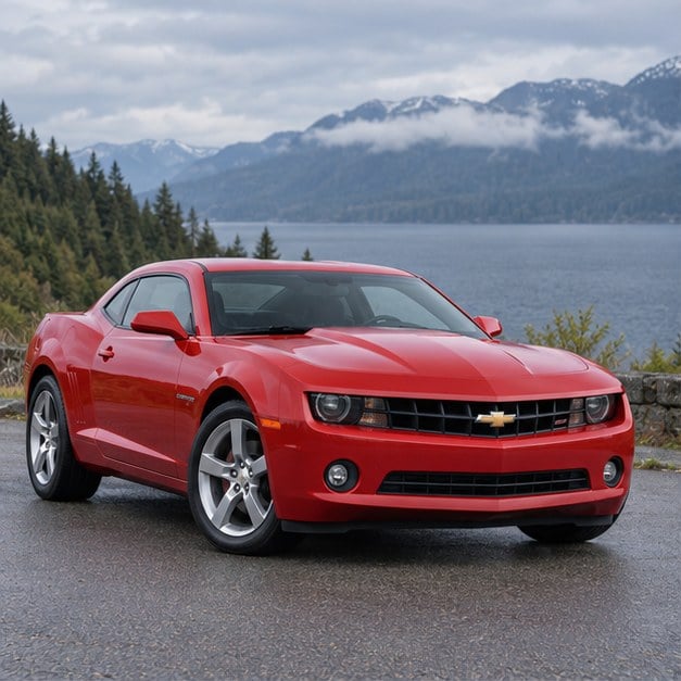 One 2010-2015 Chevrolet Camaro representative of this body-style range