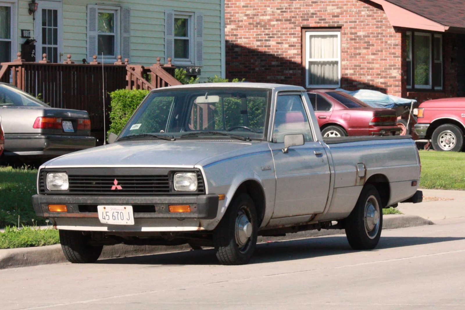 1983–1986 Mitsubishi Mighty Max Pickup — representative vehicle generation; 1983–1986 US single-cab pickup example