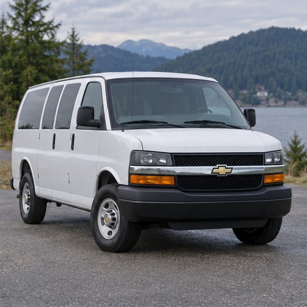 One 2008-2014 Chevrolet Express Van representative of this body-style range