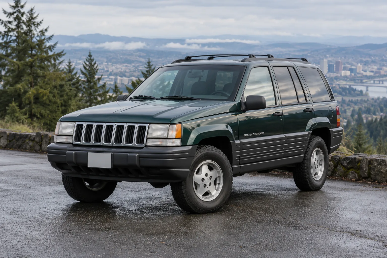 One 1993 Jeep Grand Cherokee representative of this body-style range