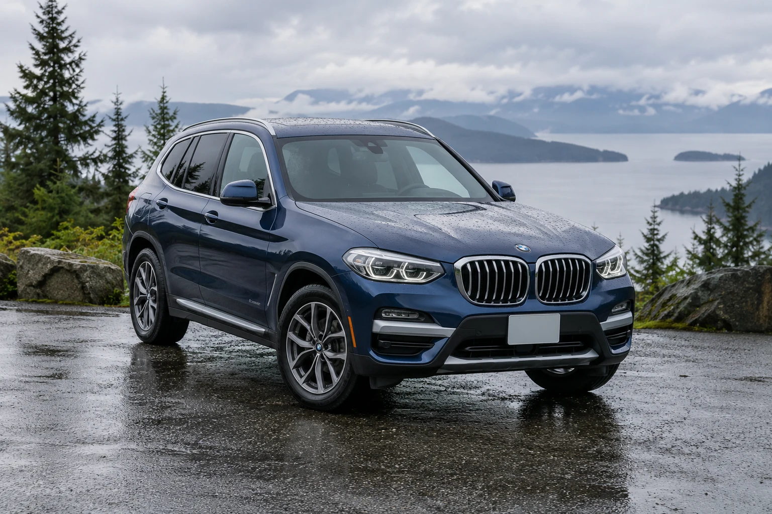 One 2019-2021 BMW X3 representative of this body-style range