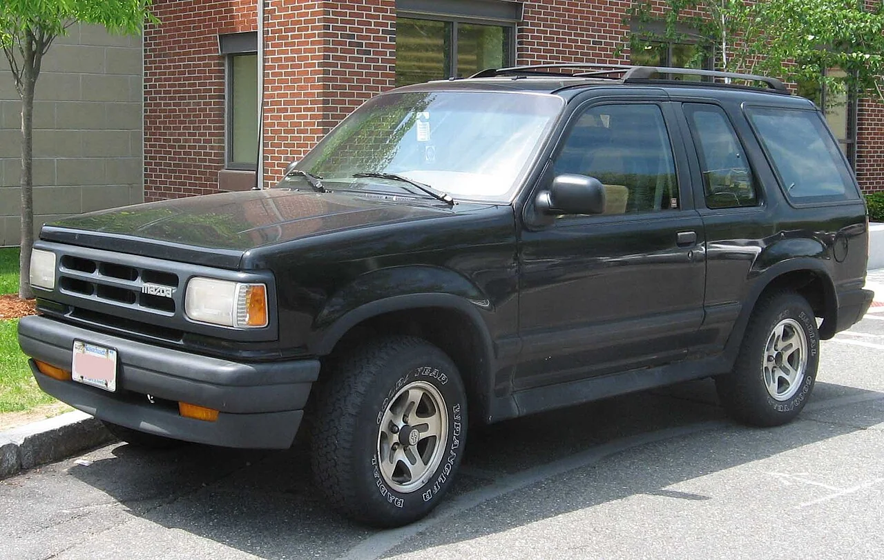 1991–1994 Mazda Navajo — representative vehicle generation; North American two-door body generation