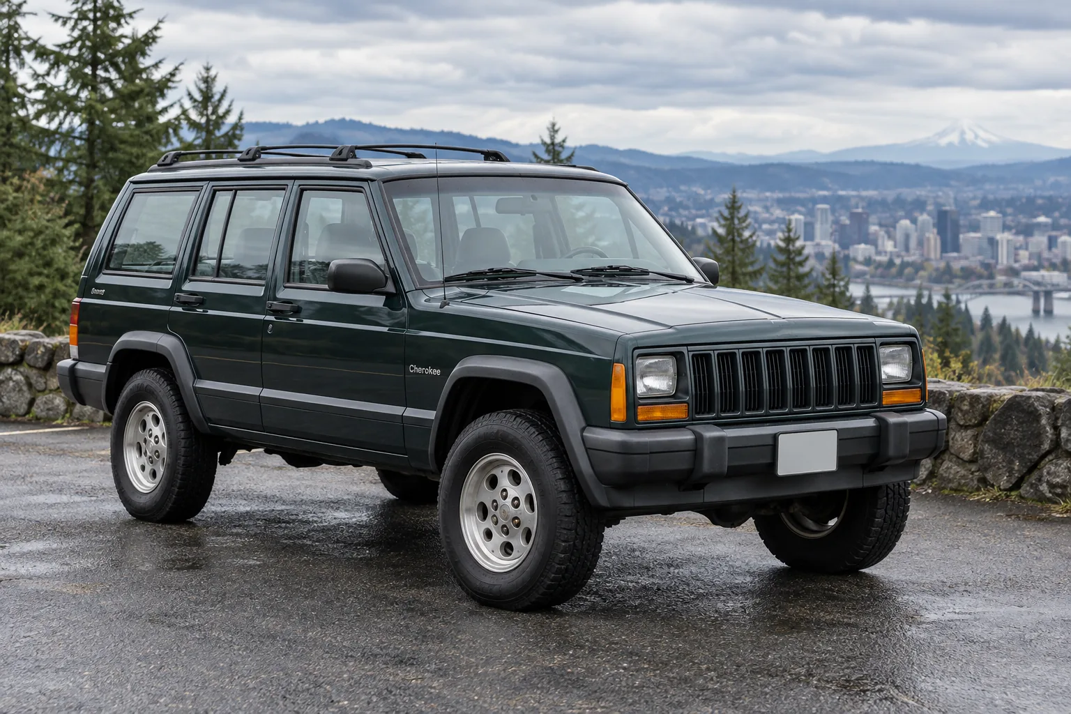 One 1991-1992 Jeep Cherokee representative of this body-style range