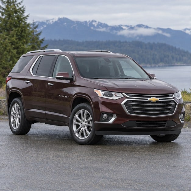 One 2018-2021 Chevrolet Traverse representative of this body-style range