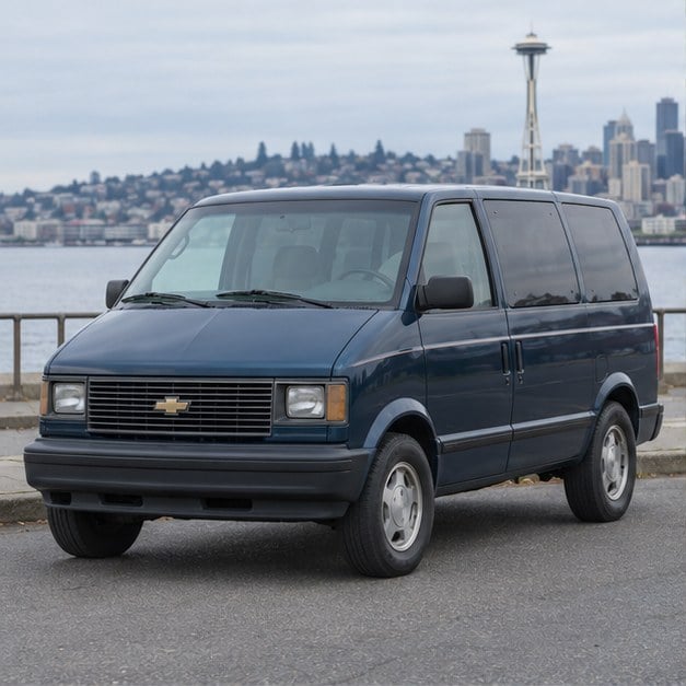 One 1990 Chevrolet Astro Van representative of this body-style range