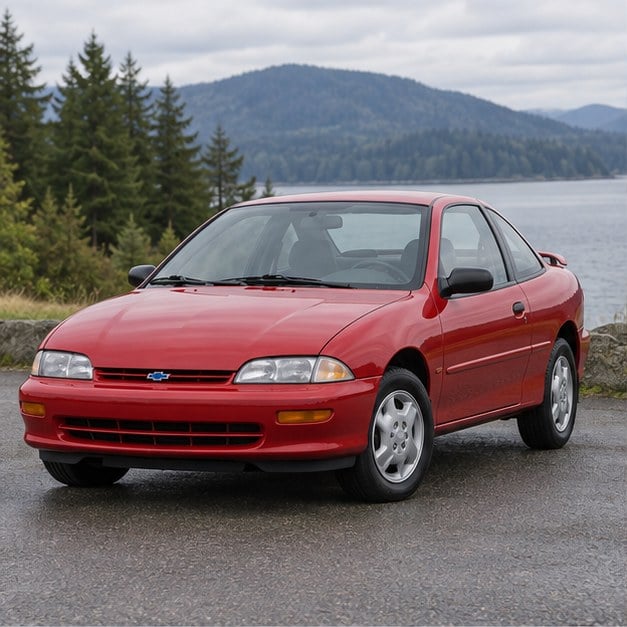 One 1995 Chevrolet Cavalier representative of this body-style range