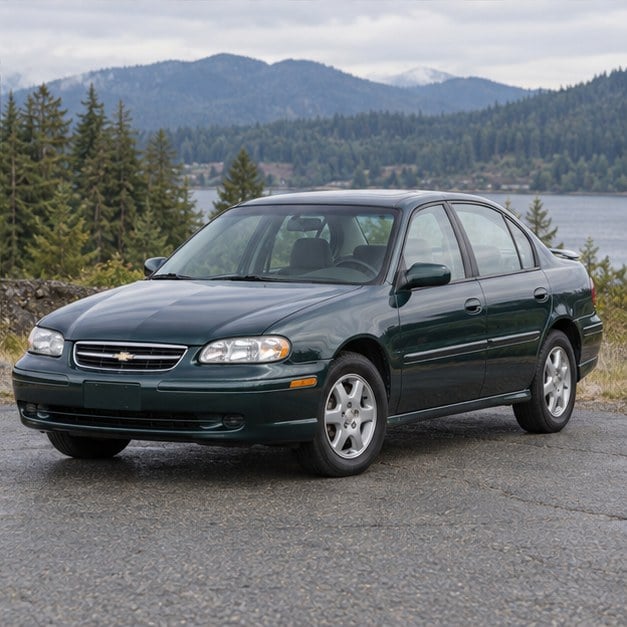 One 1997-2003 Chevrolet Malibu representative of this body-style range