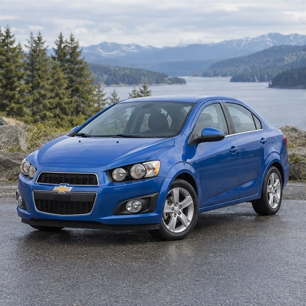 One 2012-2016 Chevrolet Sonic representative of this body-style range