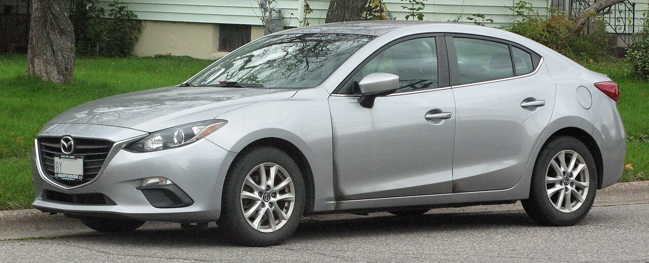 2014–2016 Mazda Mazda 3 — representative vehicle generation; Original North American BM sedan design