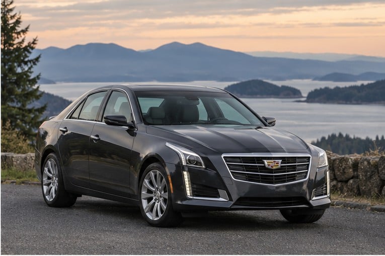 One 2014-2015 Cadillac CTS representative of this body-style range