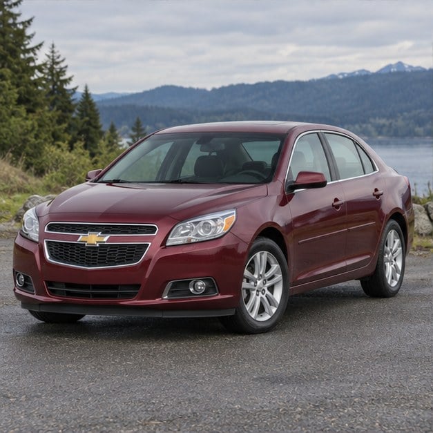 One 2006-2012 Chevrolet Malibu representative of this body-style range