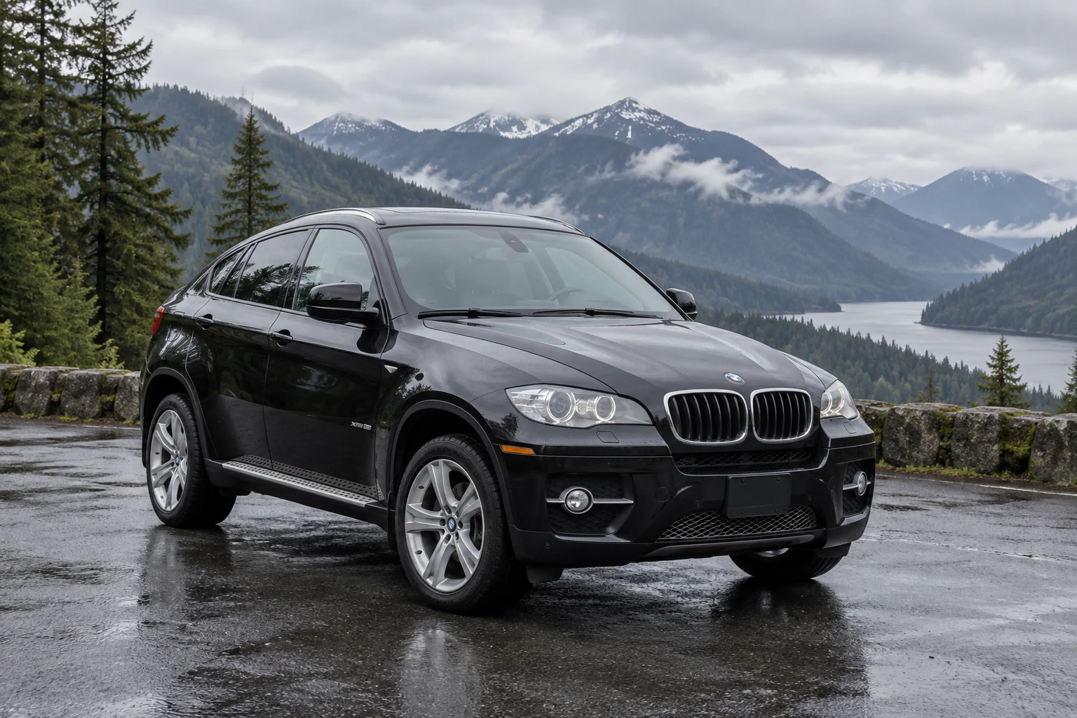One 2008-2014 BMW X6 representative of this body-style range