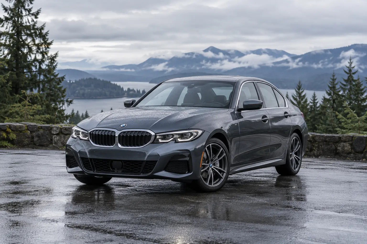 One 2019 BMW 3 Series representative of this body-style range