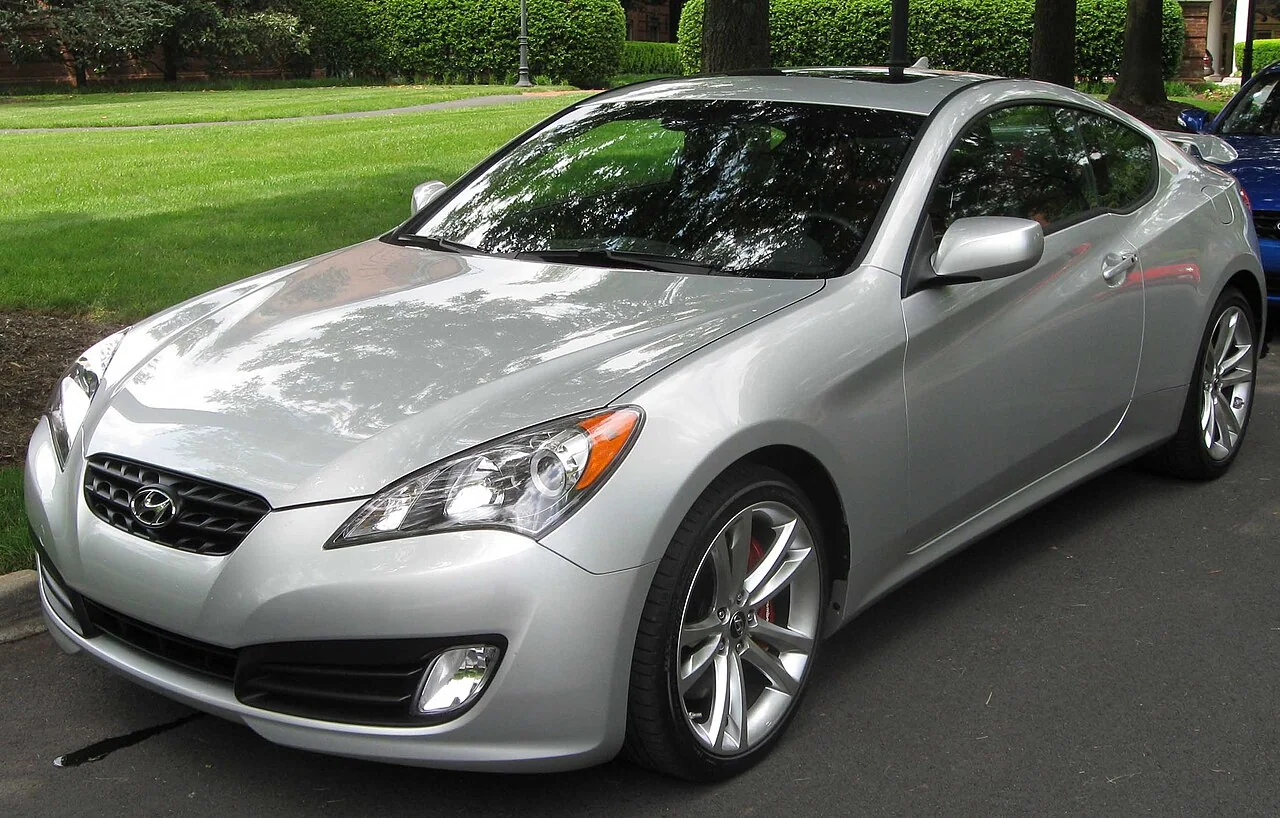 2010–2012 Hyundai Genesis 2 Dr — representative vehicle generation; 2010 US coupe example