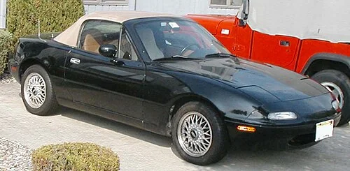 1990–1997 Mazda MX-5 Miata — representative vehicle generation; First North American NA body generation